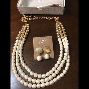 Plunder Necklace and earrings set